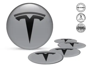 Tesla Décalques Bombés Personnalisés Premium Voiture